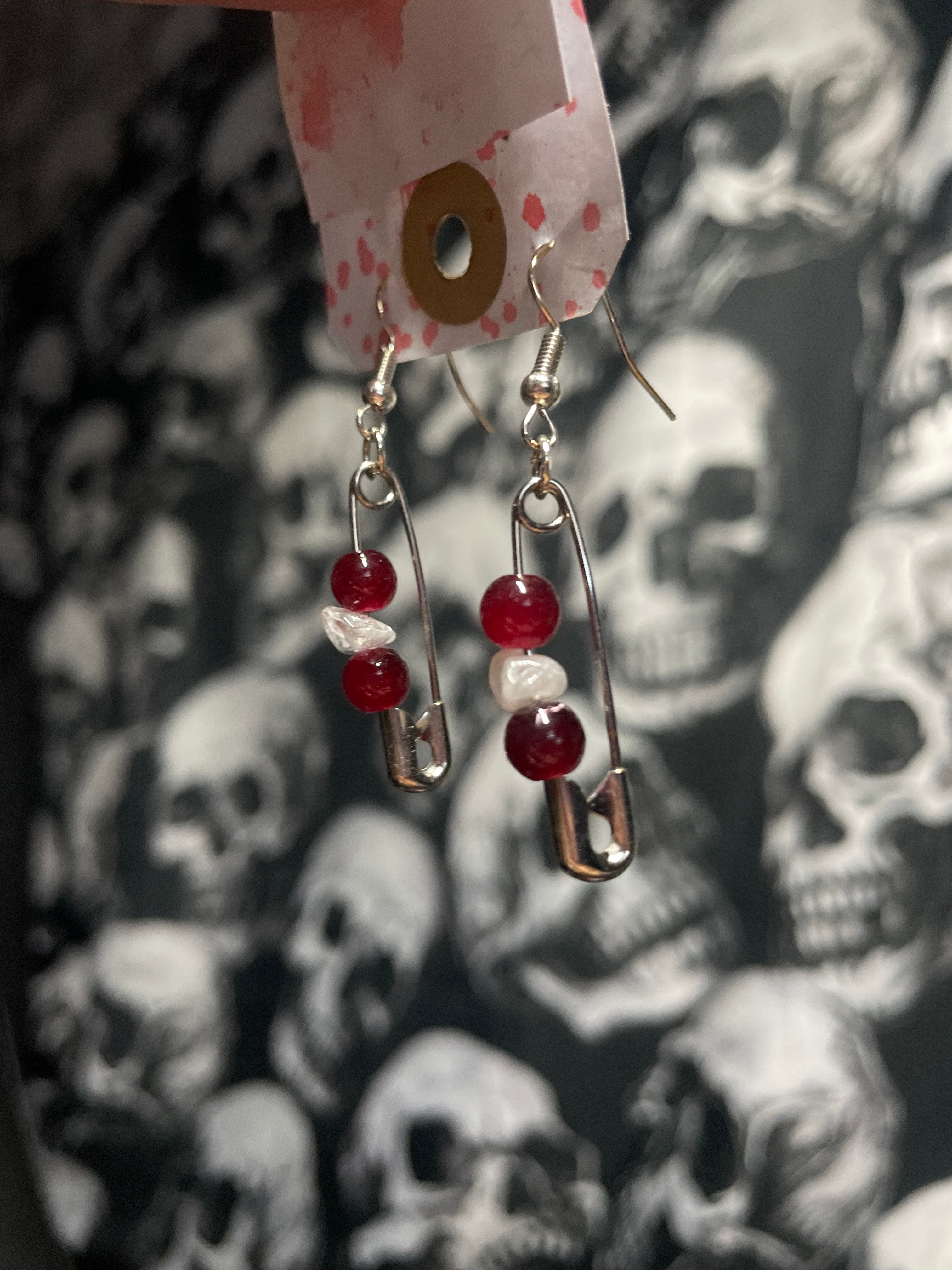 Bloody earrings