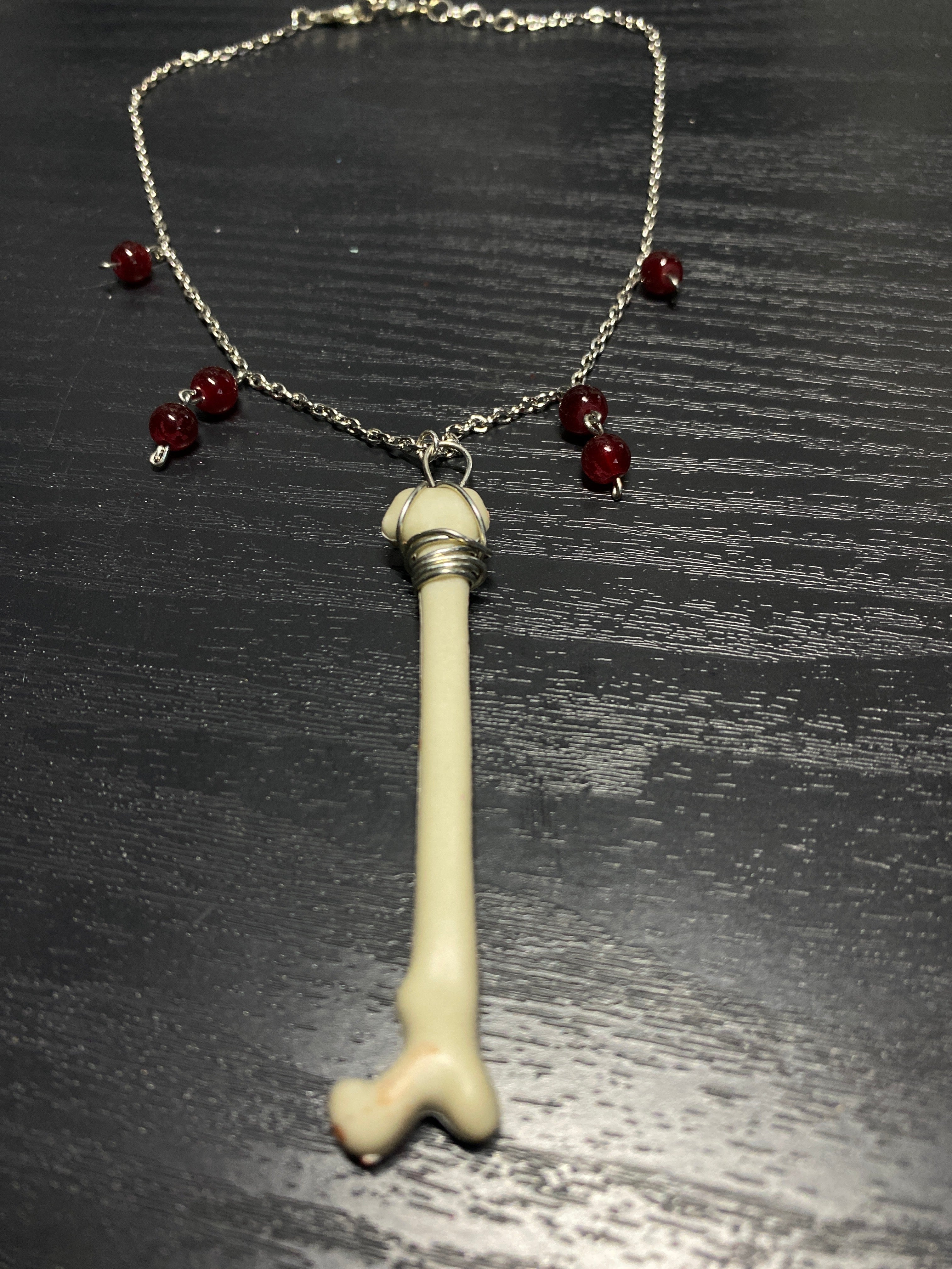 Bloodbone necklace